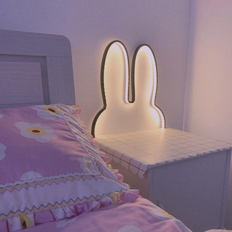 Cute Led Rabbit Wall Lights US - Baby Nursery Egg Light ulasan dan harga