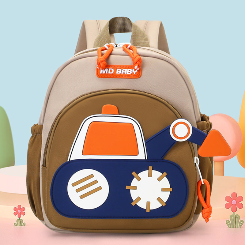 Cartoon Digger Truck Backpack  - Baby Nursery Backpack ulasan dan harga