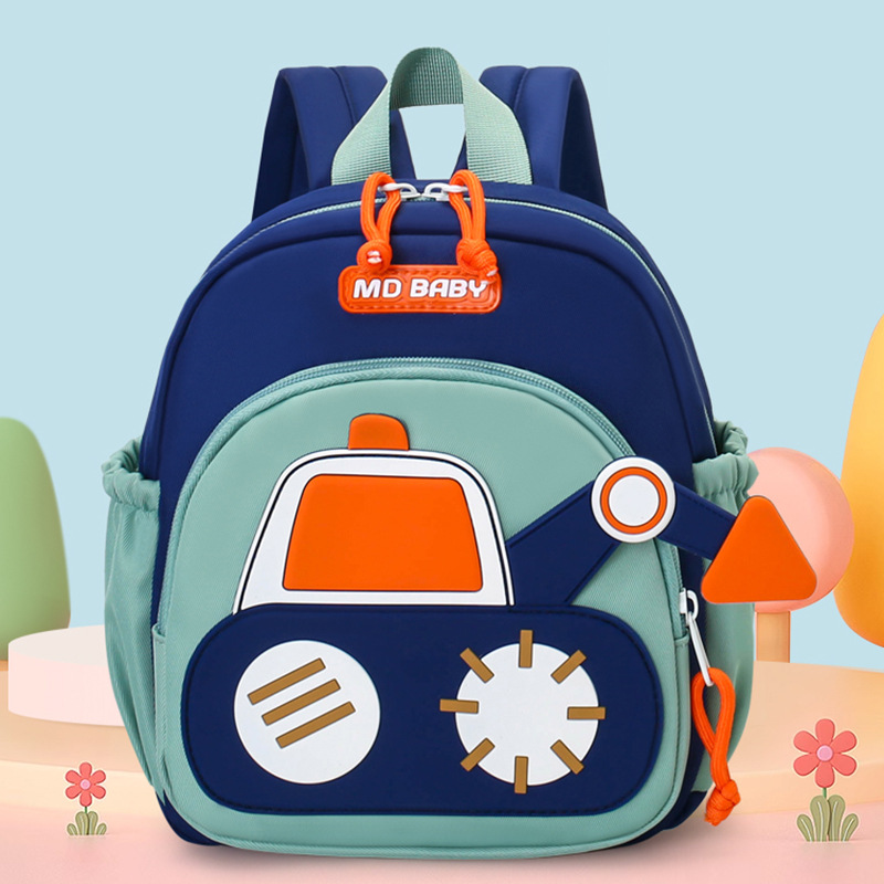 Cartoon Digger Truck Backpack  - Baby Nursery Backpack ulasan dan harga