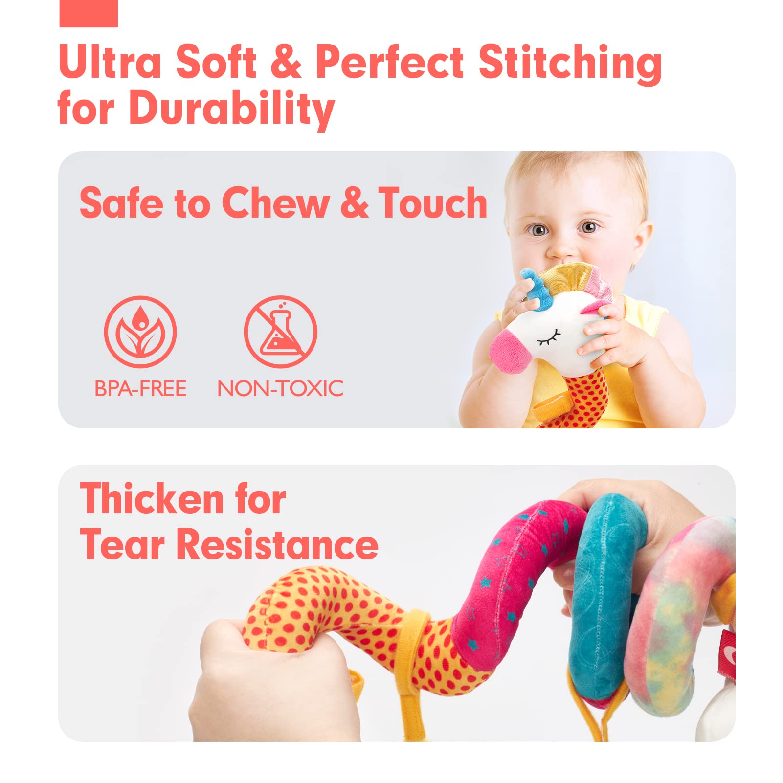 Car Seat Toys for Babies Rattl - Baby Nursery Set ulasan dan harga