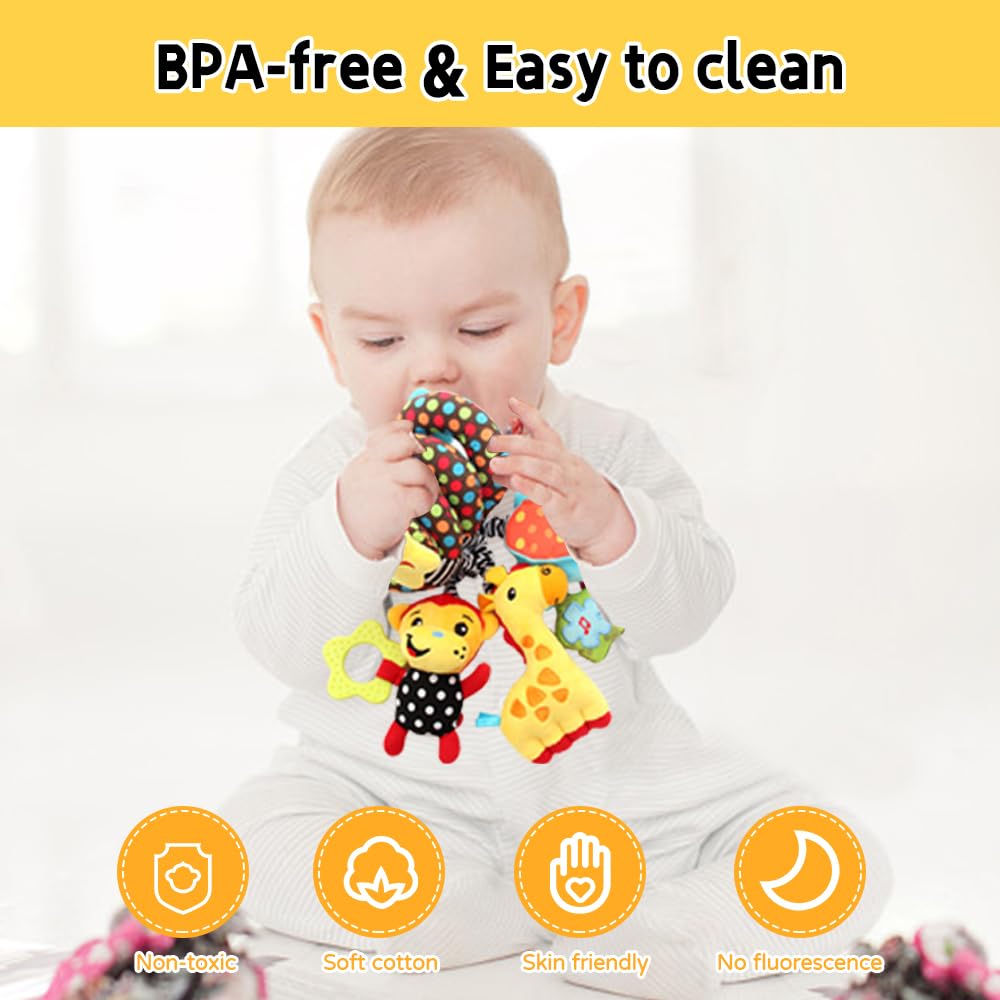 Baby Car Seat Stroller Spiral  - Crib Mobile Musical ulasan dan harga