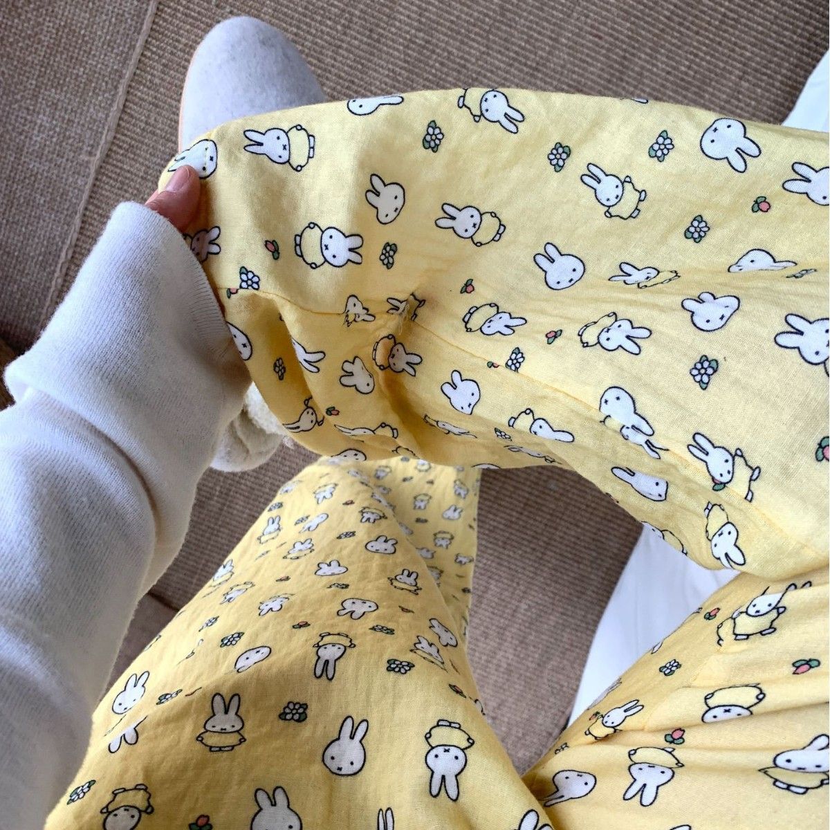 Yellow Bottom Miffy 100% Cotto - Baby Nursery Yellow ulasan dan harga