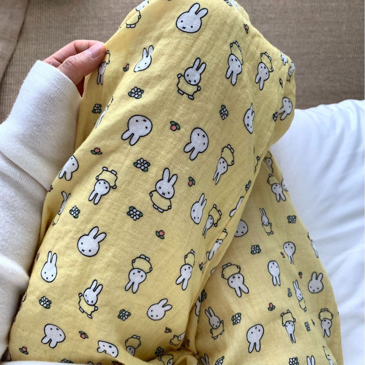Yellow Bottom Miffy 100% Cotto - Baby Nursery Yellow ulasan dan harga