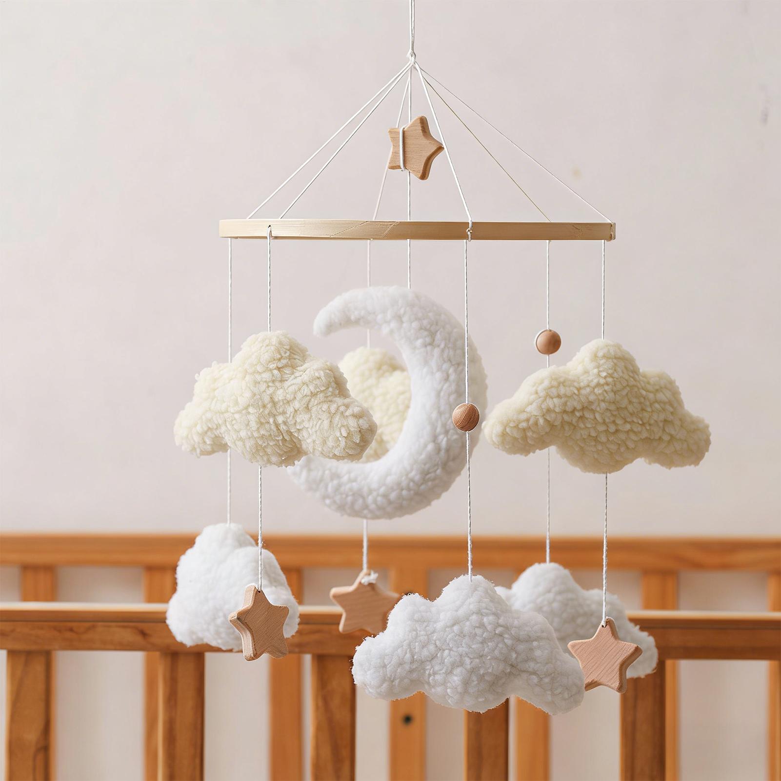 Wooden Crib Mobile Baby Bed Be - Baby Nursery Game ulasan dan harga