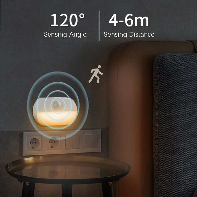 LED Human Body Sensing Night L - Baby Nursery Egg Light ulasan dan harga