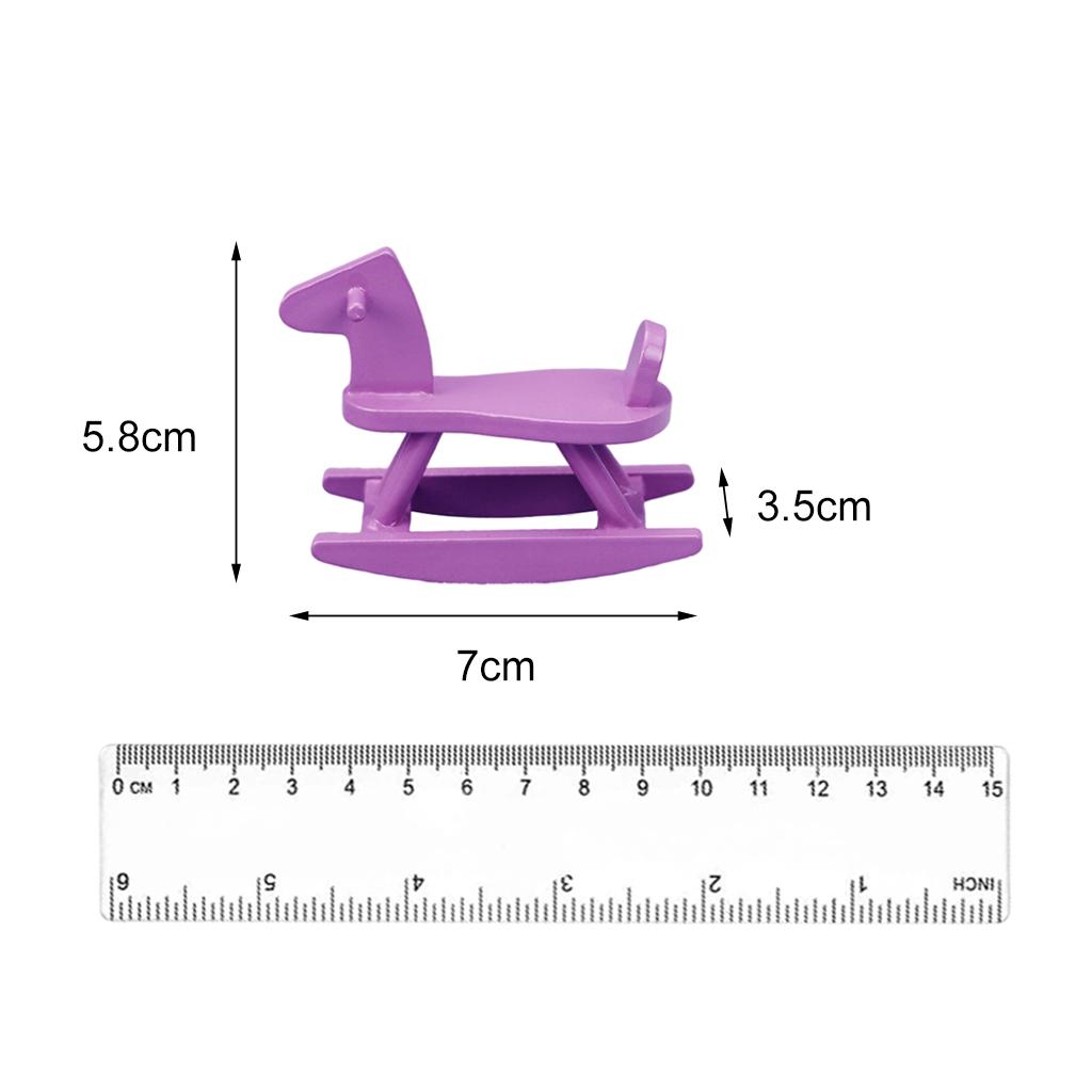Dollhouse Miniatures Rocking H - Baby Nursery Rocking Chair ulasan dan harga