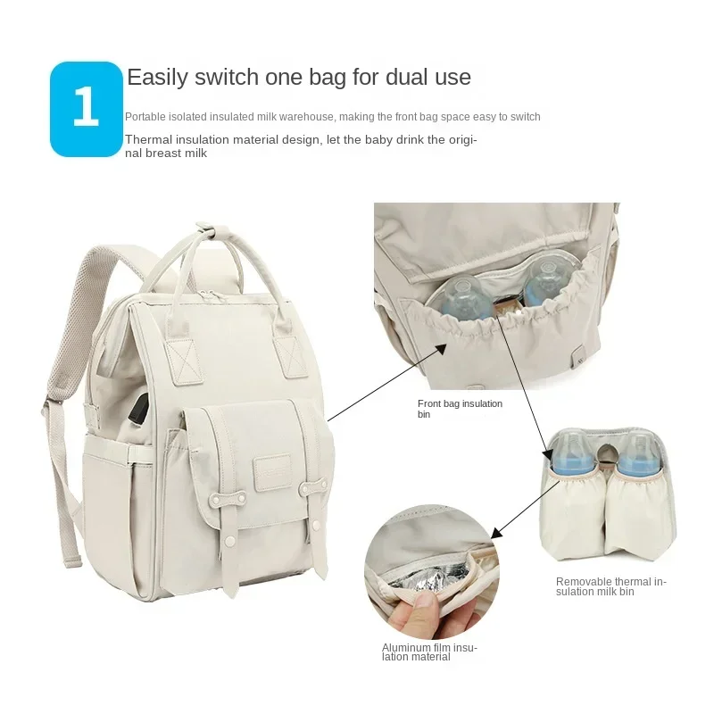 Baby Nappy Bag Mummy Bag Backp - Baby Nursery Backpack ulasan dan harga